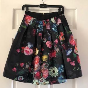Ted Baker floral skirt